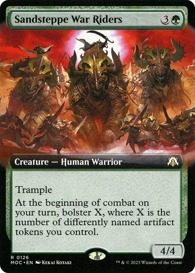 Sandsteppe War Riders — March of the Machine Commander — Magic: The Gathering