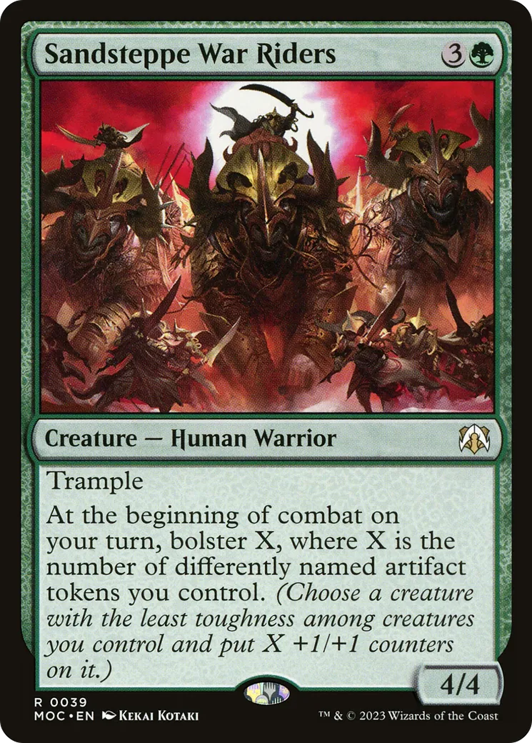 Sandsteppe War Riders — March of the Machine Commander — Magic: The Gathering