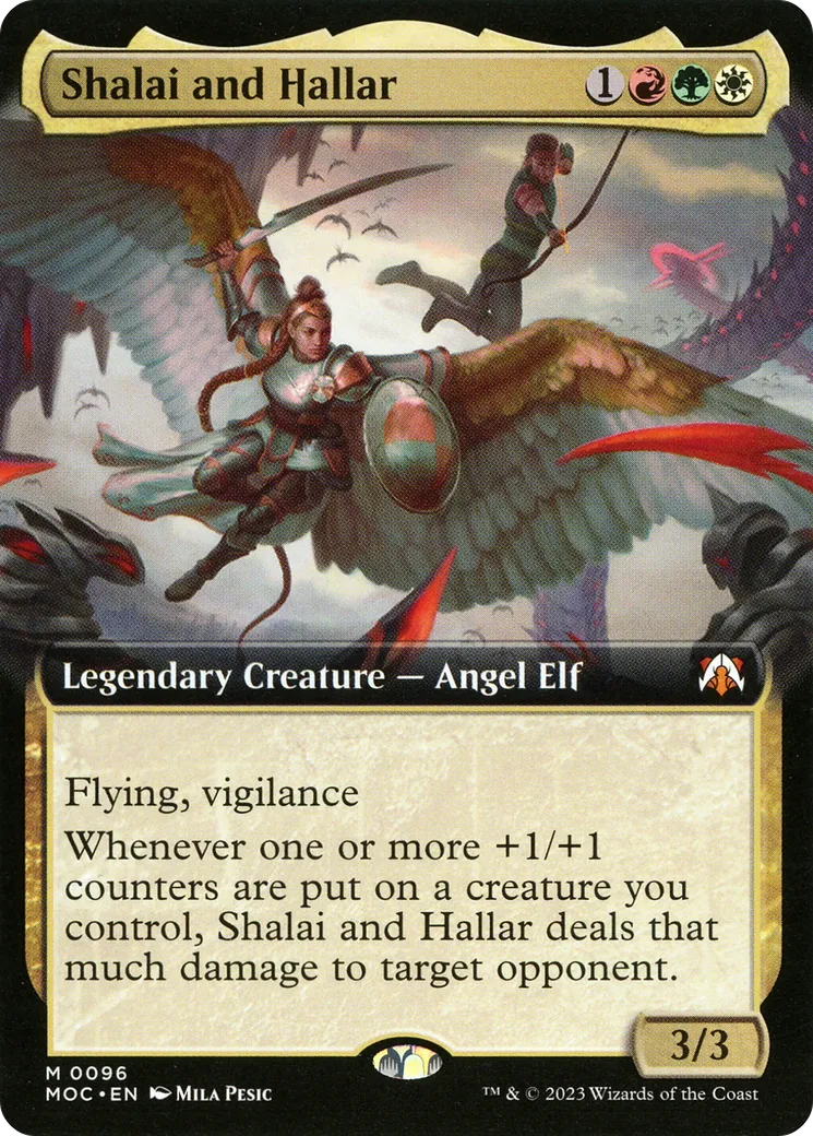 Shalai and Hallar — March of the Machine Commander — Magic: The Gathering
