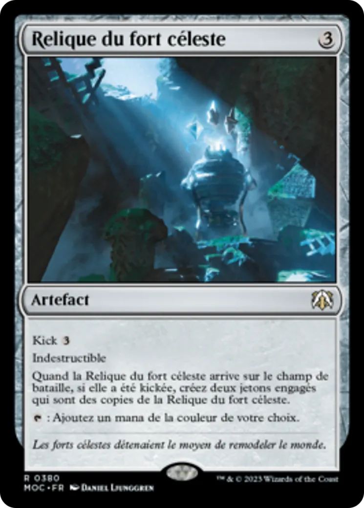 Relique du fort céleste — March of the Machine Commander — Magic: The Gathering