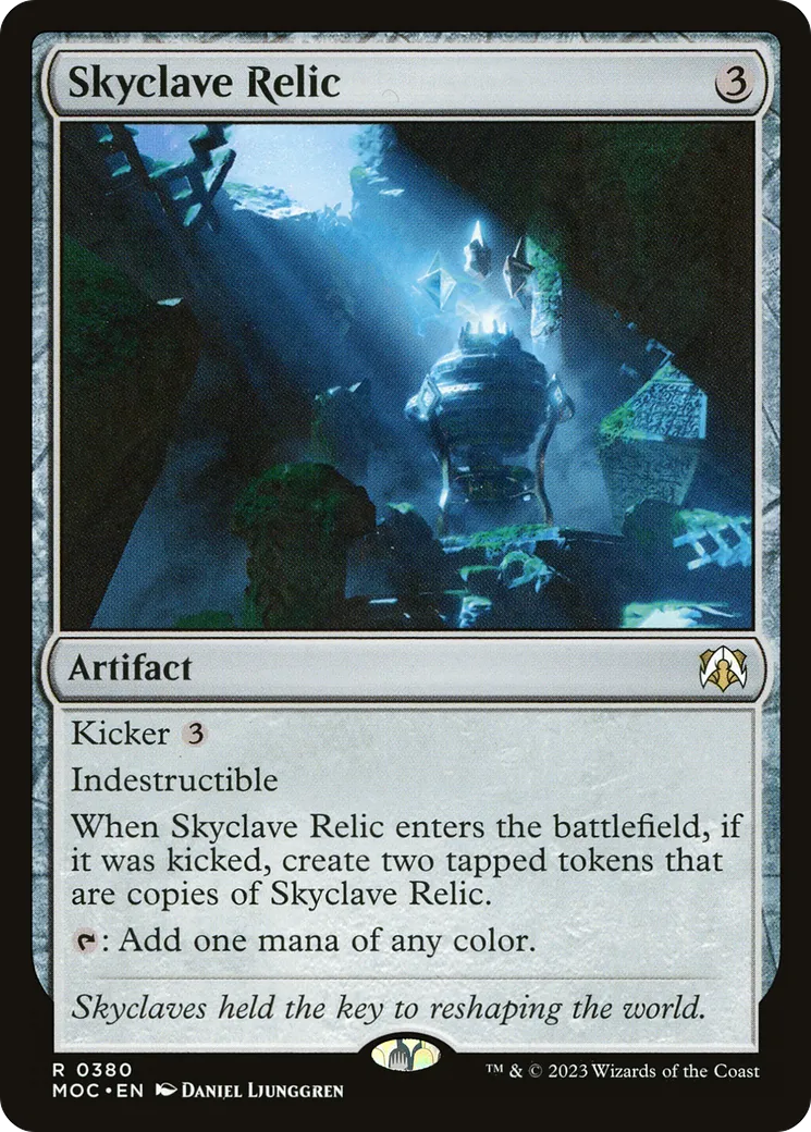 Skyclave Relic — March of the Machine Commander — Magic: The Gathering