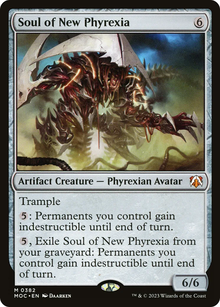Soul of New Phyrexia from March of the Machine Commander - Magic: The Gathering