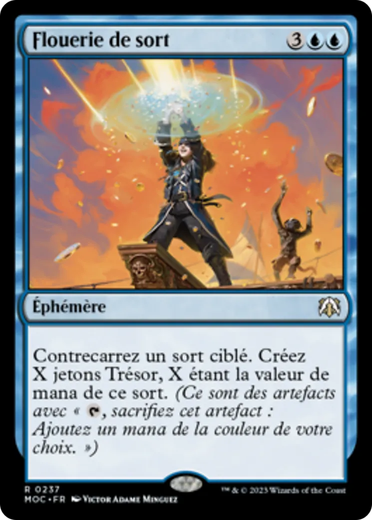 Flouerie de sort — March of the Machine Commander — Magic: The Gathering