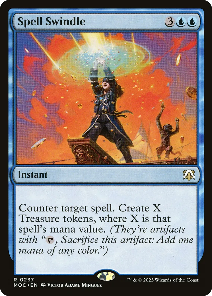 Spell Swindle — March of the Machine Commander — Magic: The Gathering