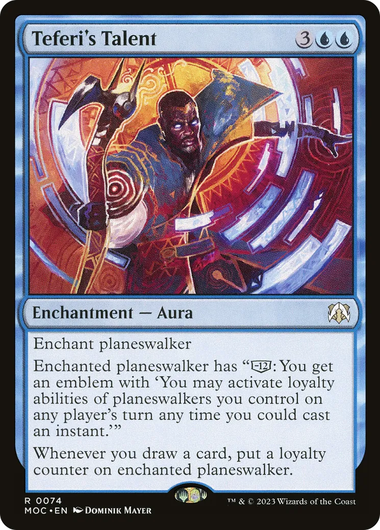 Teferi's Talent — March of the Machine Commander — Magic: The Gathering