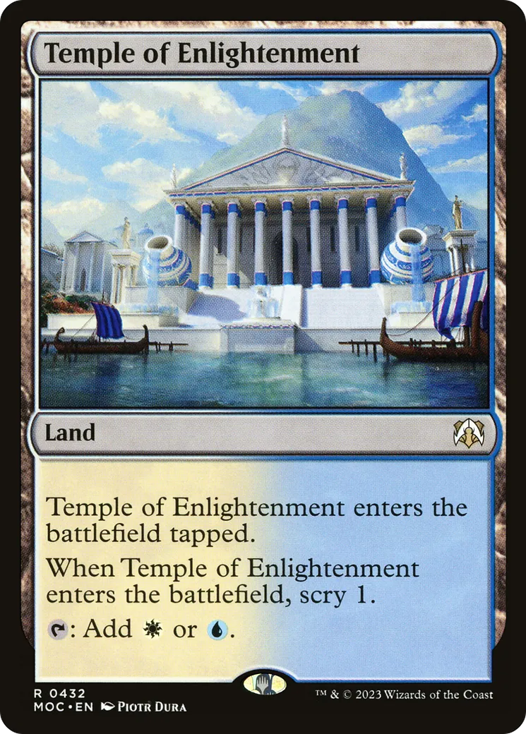 Temple de l'illumination — March of the Machine Commander — Magic: The Gathering