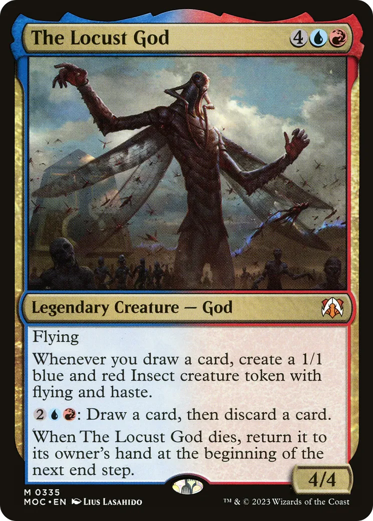 The Locust God — March of the Machine Commander — Magic: The Gathering