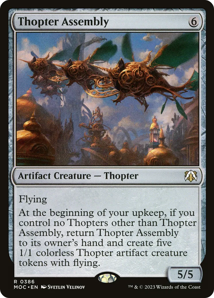 Thopter Assembly — March of the Machine Commander — Magic: The Gathering
