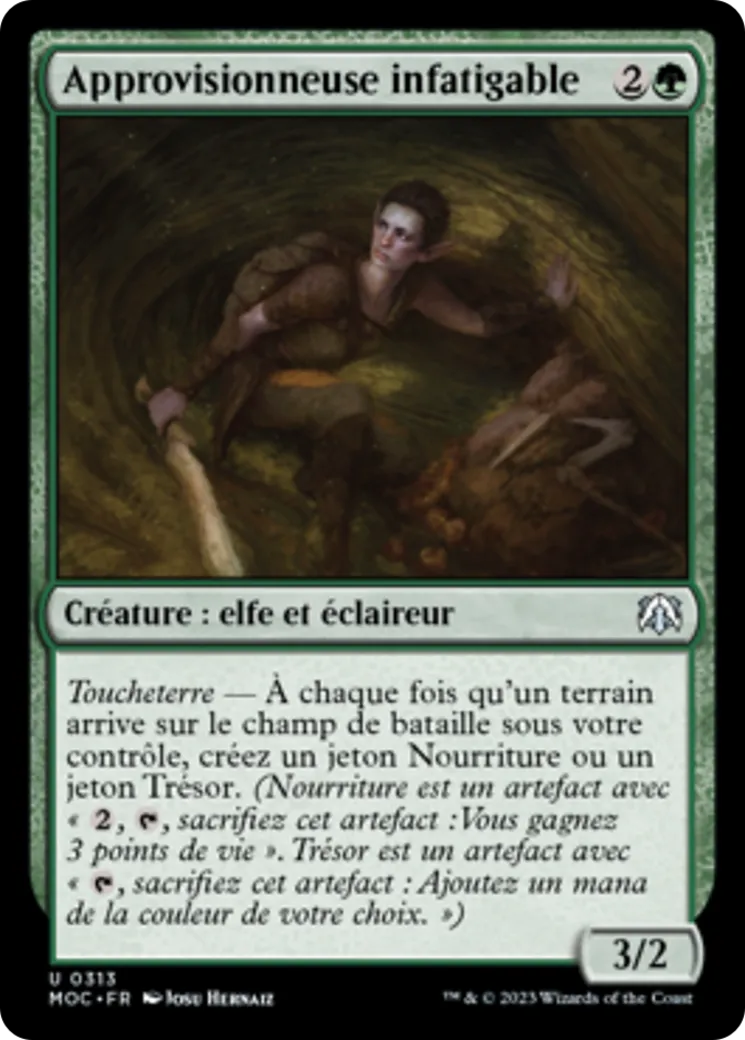 Approvisionneuse infatigable — March of the Machine Commander — Magic: The Gathering