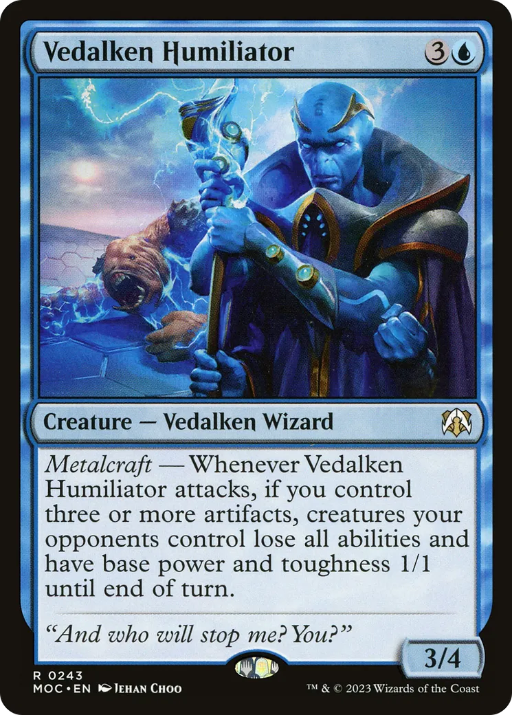 Vedalken Humiliator — March of the Machine Commander — Magic: The Gathering