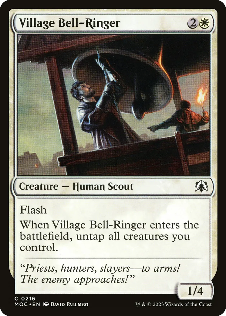 Sonneur de cloche du village — March of the Machine Commander — Magic: The Gathering