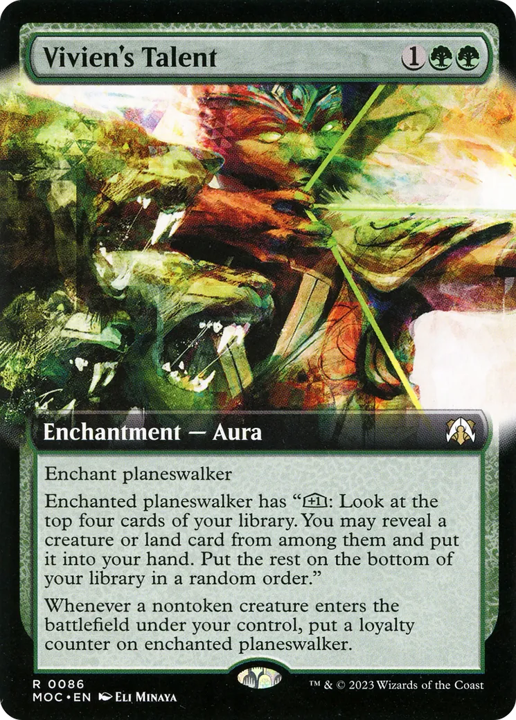 Vivien's Talent — March of the Machine Commander — Magic: The Gathering