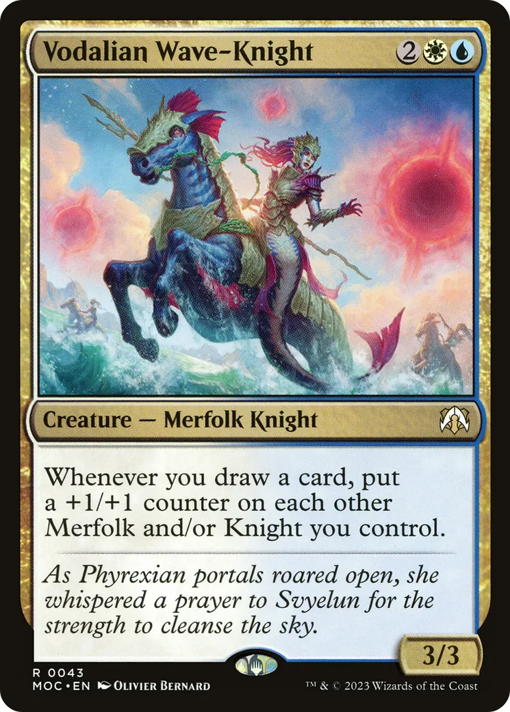 Chevalière des vagues vodaliane — March of the Machine Commander — Magic: The Gathering