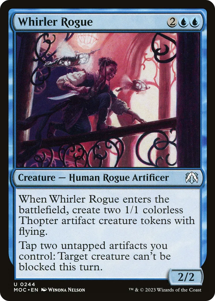 Whirler Rogue — March of the Machine Commander — Magic: The Gathering