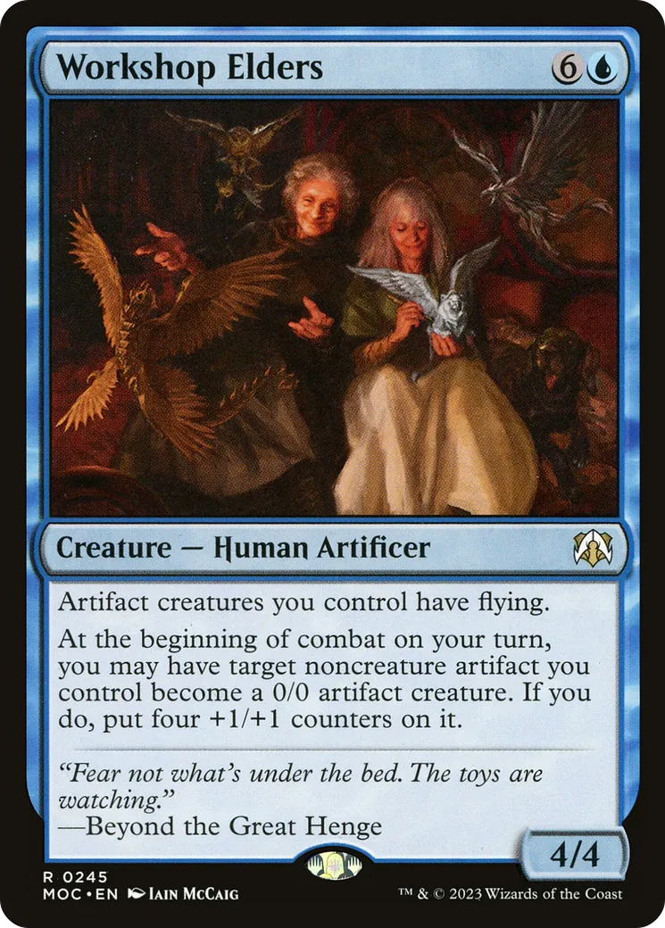 Workshop Elders — March of the Machine Commander — Magic: The Gathering