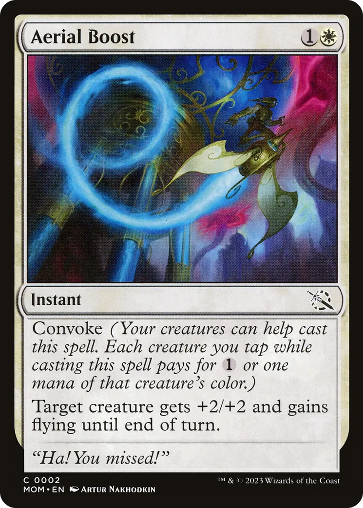 Poussée aérienne — March of the Machine — Magic: The Gathering