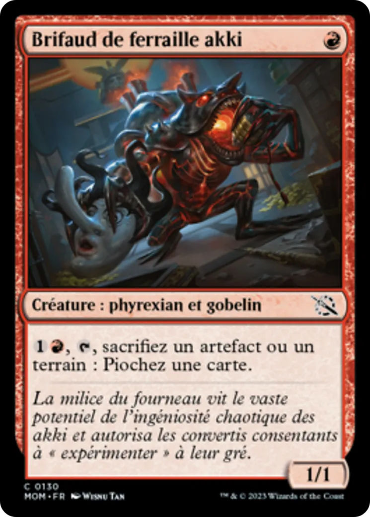 Brifaud de ferraille akki — March of the Machine — Magic: The Gathering