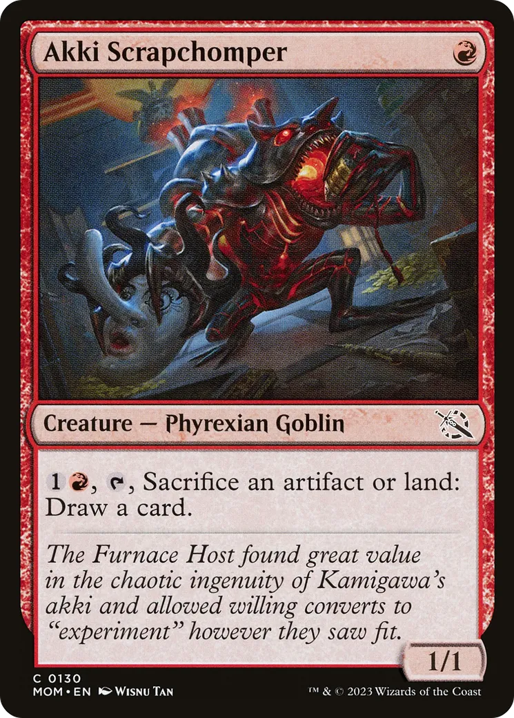 Akki Scrapchomper — March of the Machine — Magic: The Gathering