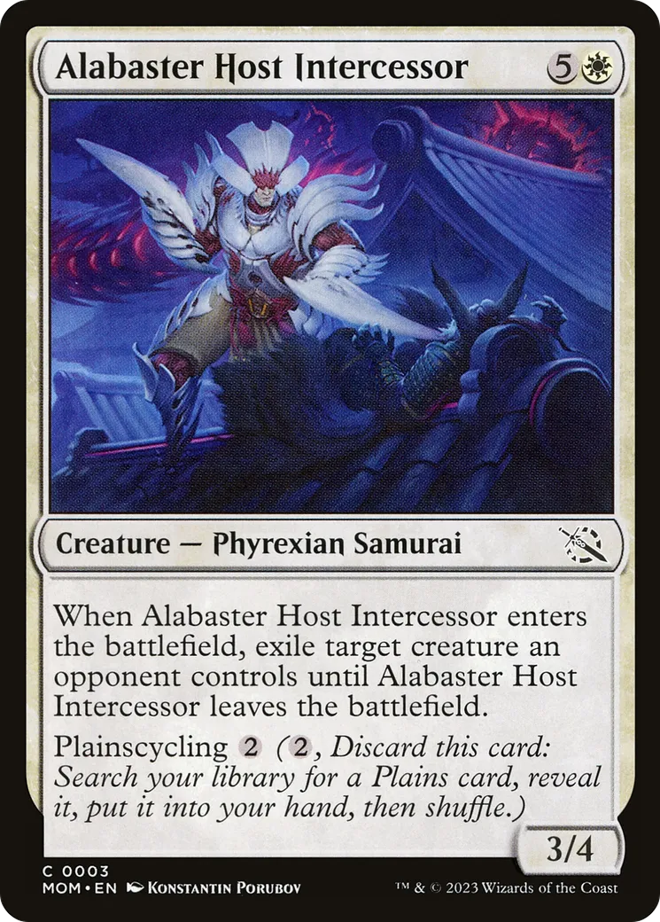 Intercesseur de la milice d'albâtre — March of the Machine — Magic: The Gathering