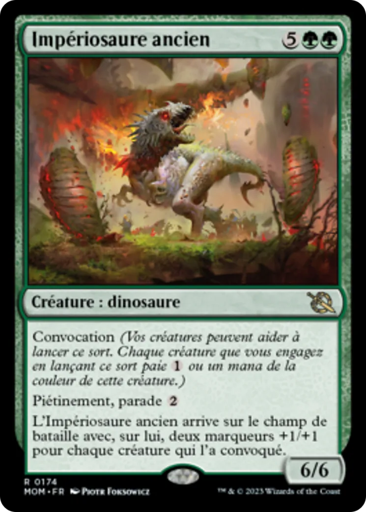 Impériosaure ancien — March of the Machine — Magic: The Gathering