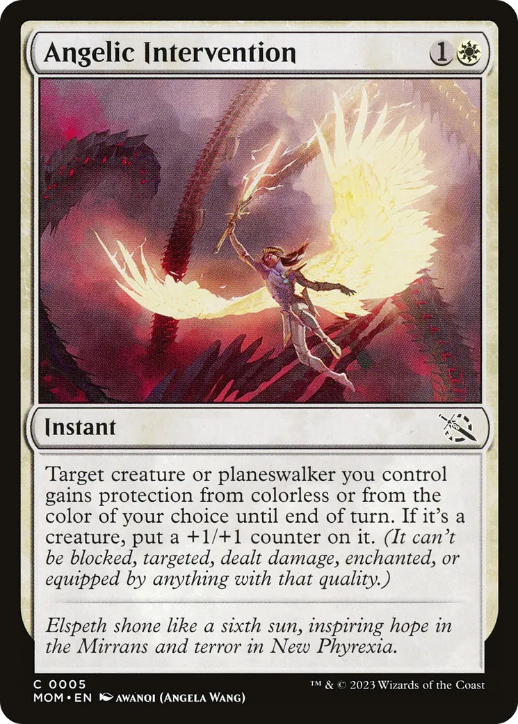 Intervention angélique — March of the Machine — Magic: The Gathering