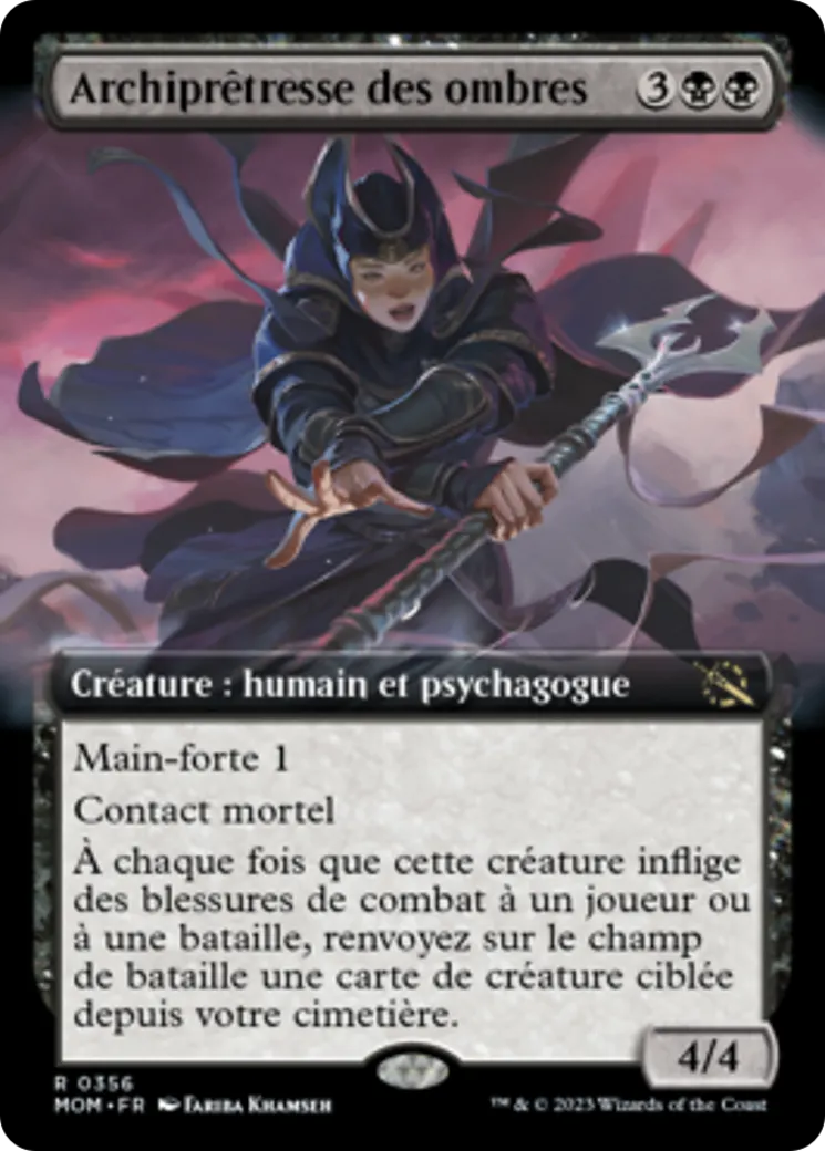 Archiprêtresse des ombres — March of the Machine — Magic: The Gathering