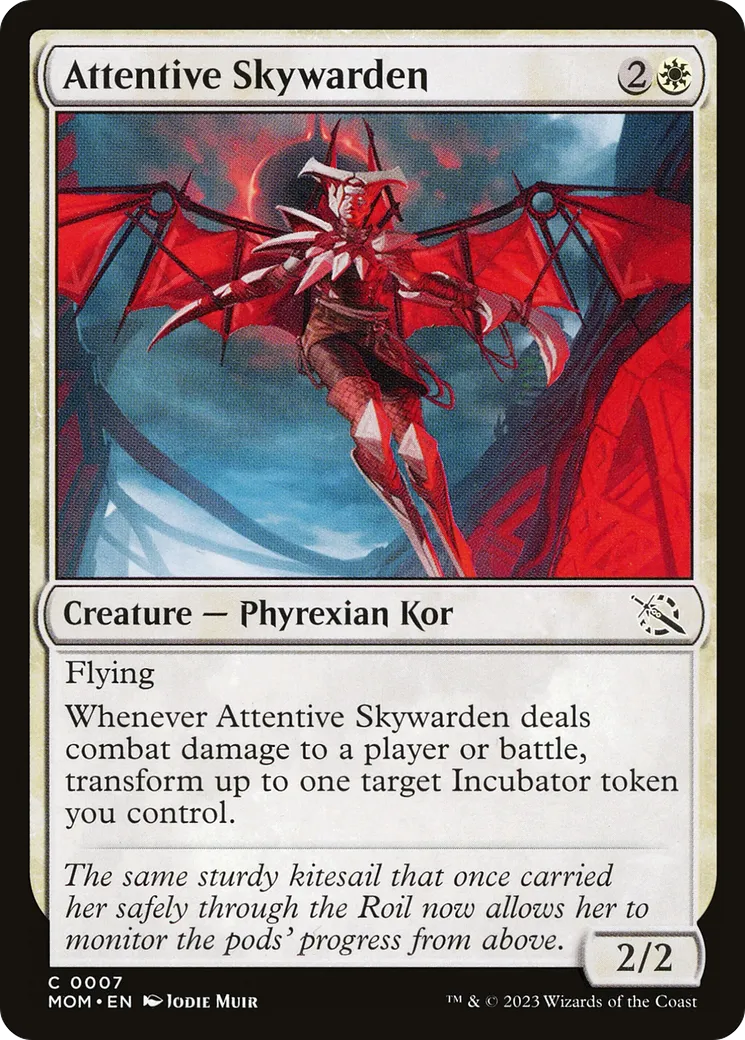 Attentive Skywarden — March of the Machine — Magic: The Gathering