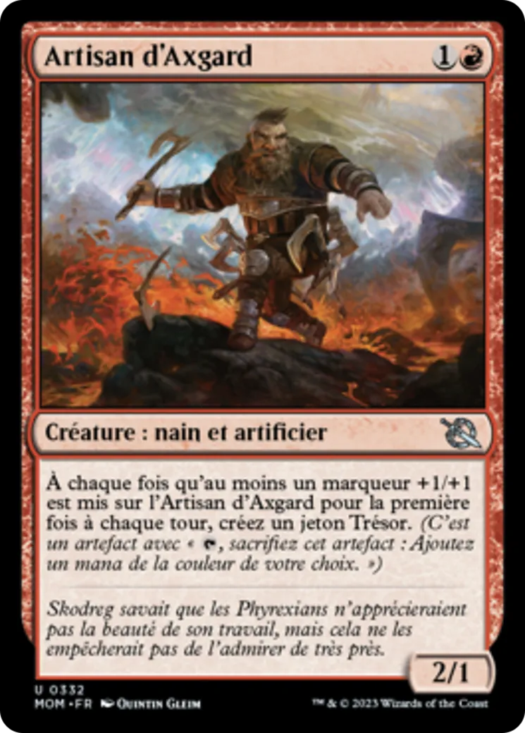 Artisan d'Axgard — March of the Machine — Magic: The Gathering