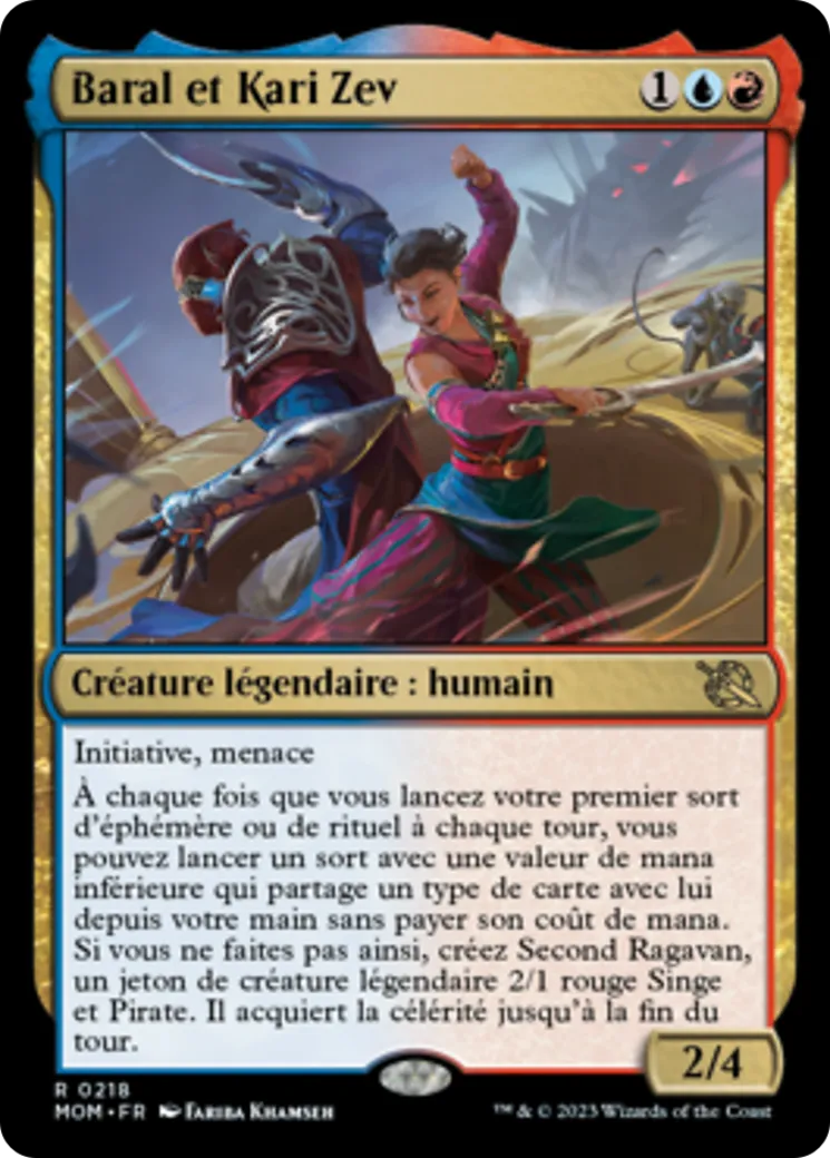 Baral et Kari Zev — March of the Machine — Magic: The Gathering