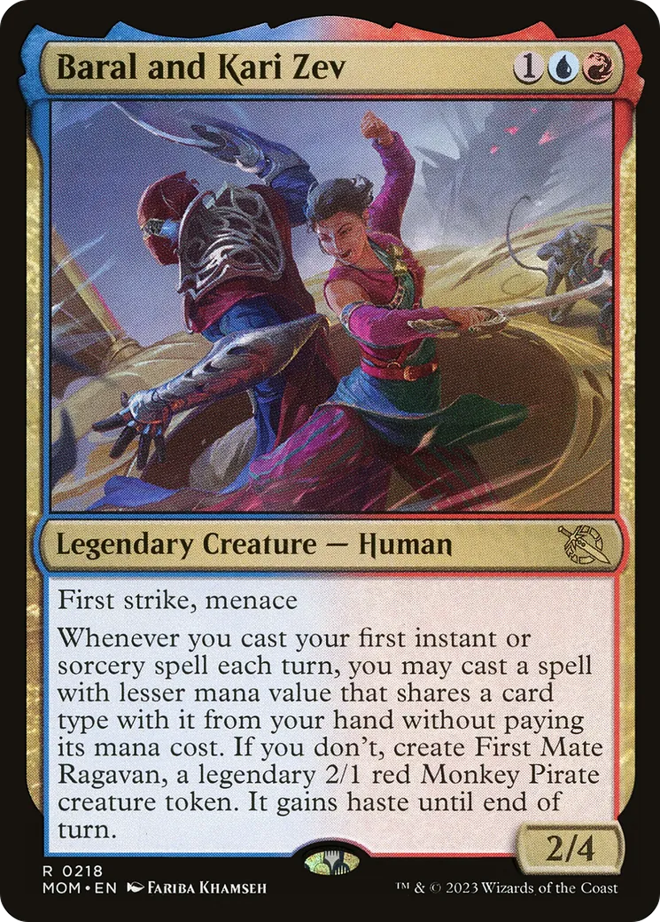 Baral et Kari Zev — March of the Machine — Magic: The Gathering