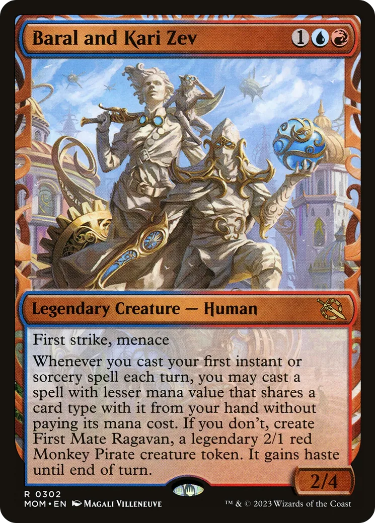 Baral and Kari Zev — March of the Machine — Magic: The Gathering