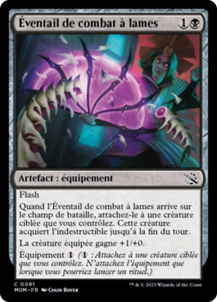 Éventail de combat à lames — March of the Machine — Magic: The Gathering
