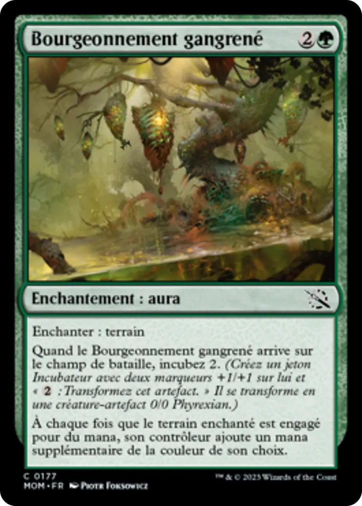 Bourgeonnement gangrené — March of the Machine — Magic: The Gathering