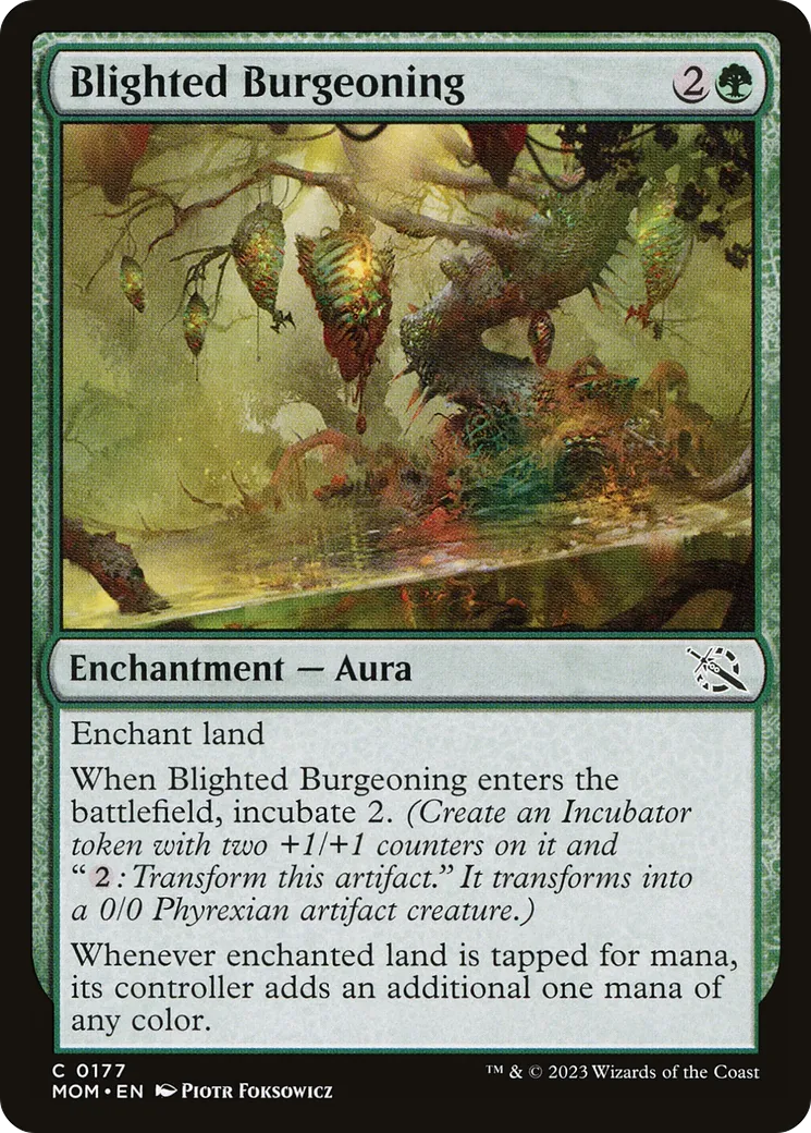 Blighted Burgeoning — March of the Machine — Magic: The Gathering