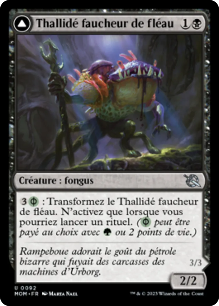 Thallidé faucheur de fléau // Thallidé semeur de fléau — March of the Machine — Magic: The Gathering
