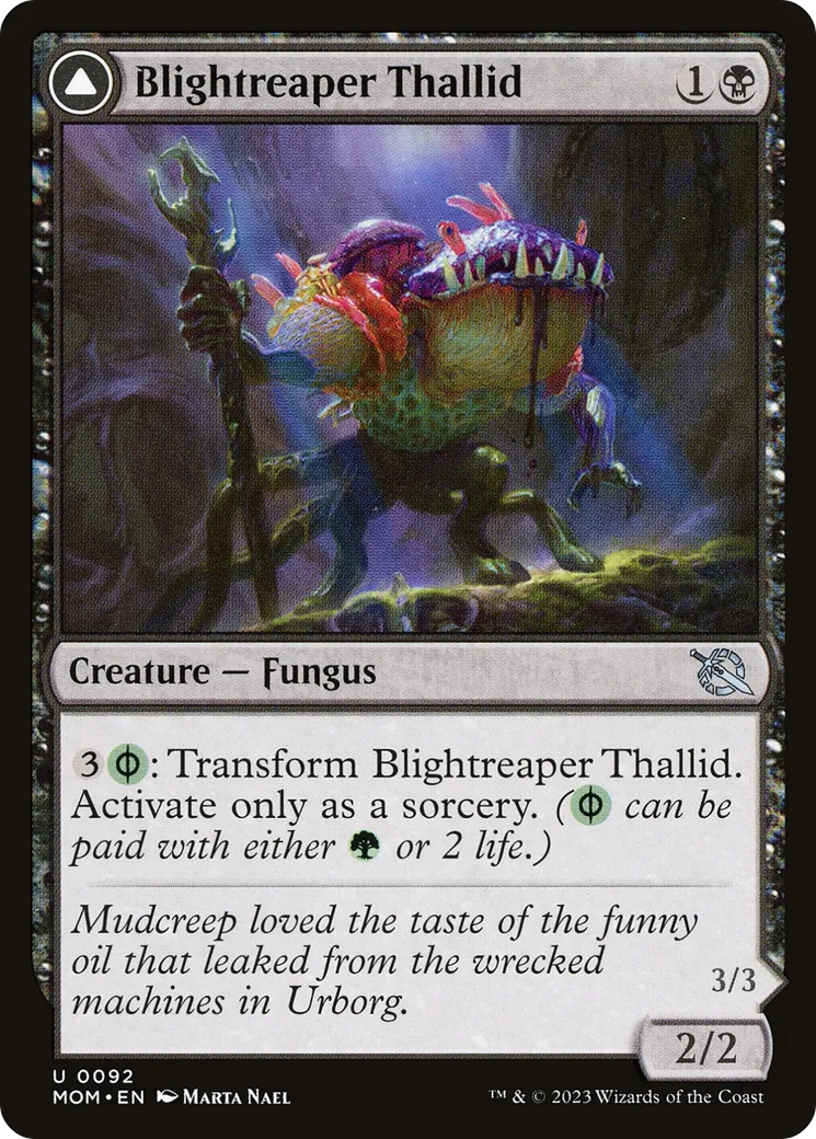 Thallidé faucheur de fléau // Thallidé semeur de fléau — March of the Machine — Magic: The Gathering