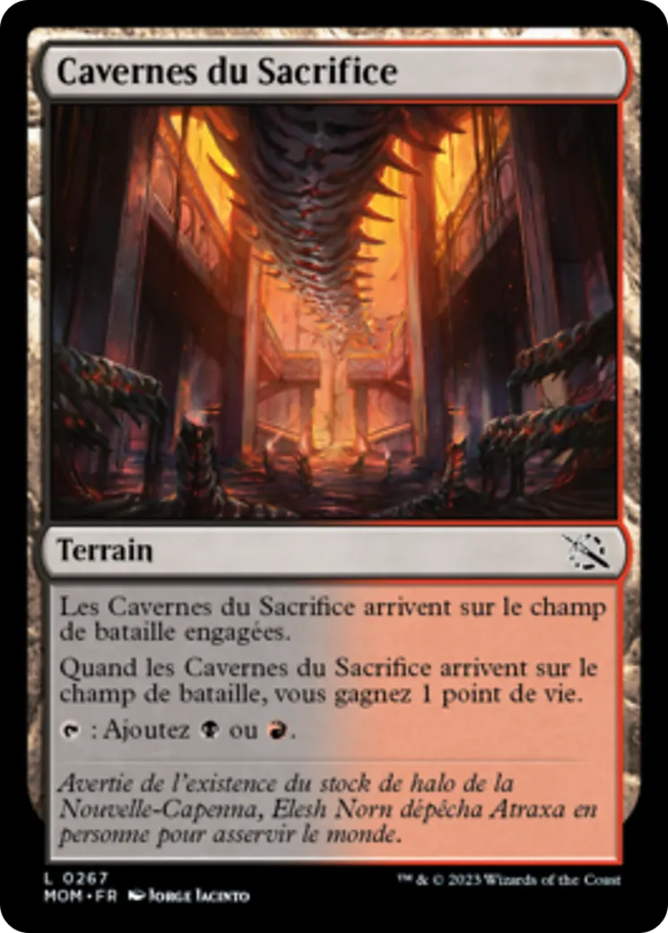 Cavernes du Sacrifice — March of the Machine — Magic: The Gathering