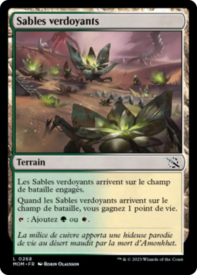Sables verdoyants — March of the Machine — Magic: The Gathering