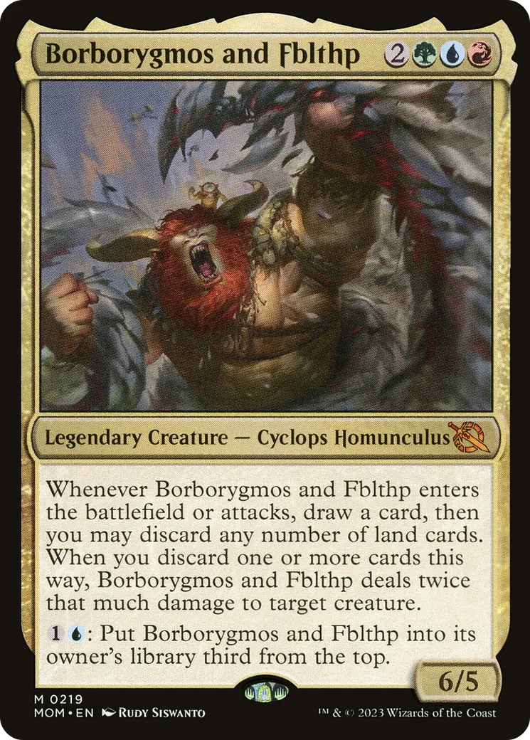 Borborygmos and Fblthp — March of the Machine — Magic: The Gathering