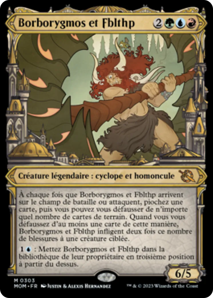 Borborygmos et Fblthp — March of the Machine — Magic: The Gathering