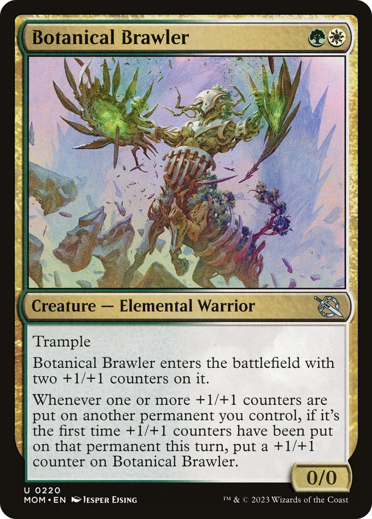 Botanical Brawler — March of the Machine — Magic: The Gathering