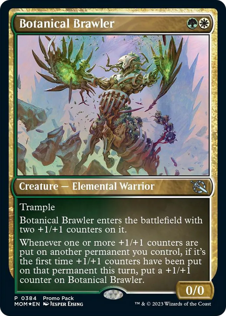 Botanical Brawler — March of the Machine — Magic: The Gathering