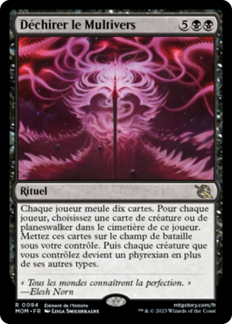 Déchirer le Multivers — March of the Machine — Magic: The Gathering