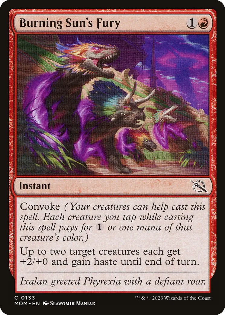Burning Sun's Fury — March of the Machine — Magic: The Gathering