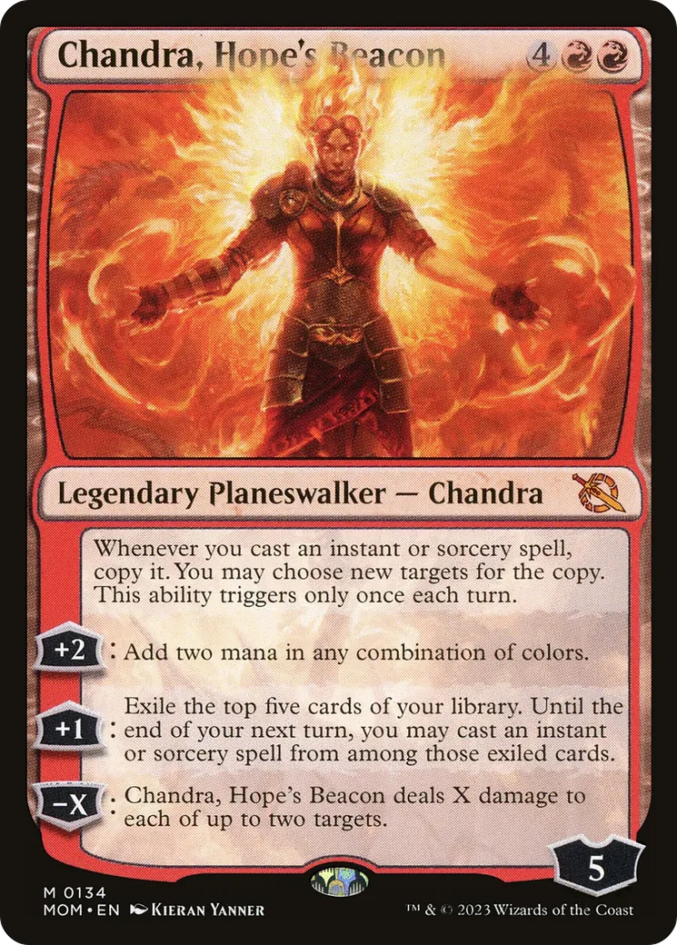 Chandra, Hope's Beacon — March of the Machine — Magic: The Gathering