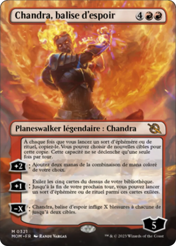 Chandra, balise d'espoir — March of the Machine — Magic: The Gathering