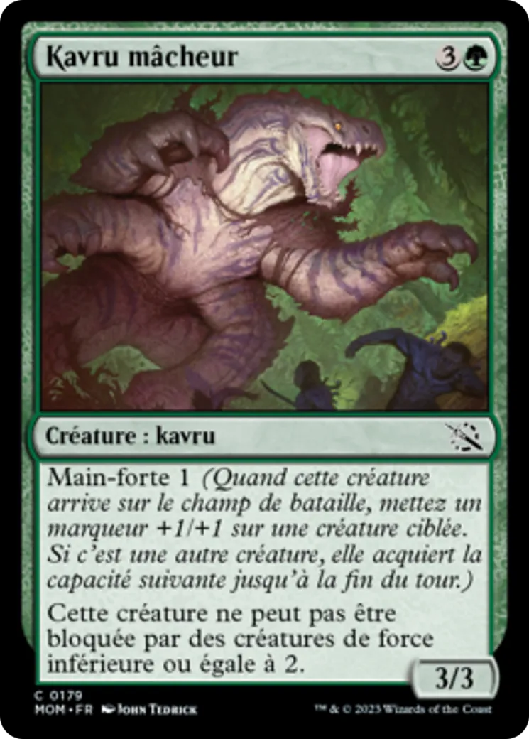 Kavru mâcheur — March of the Machine — Magic: The Gathering
