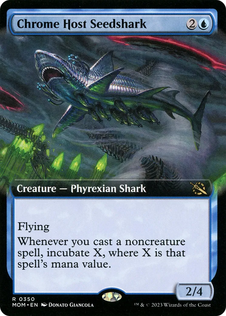 Chrome Host Seedshark — March of the Machine — Magic: The Gathering