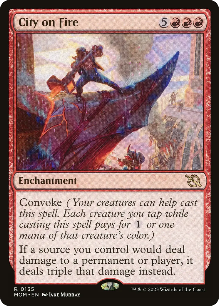 City on Fire — March of the Machine — Magic: The Gathering