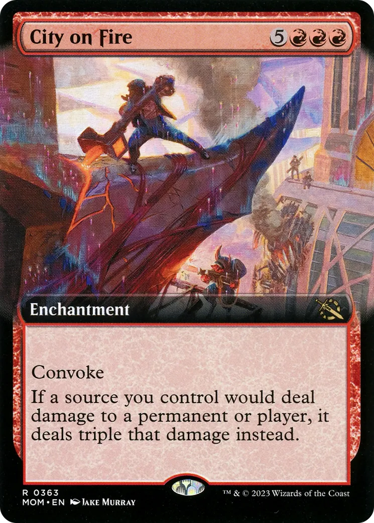 City on Fire — March of the Machine — Magic: The Gathering